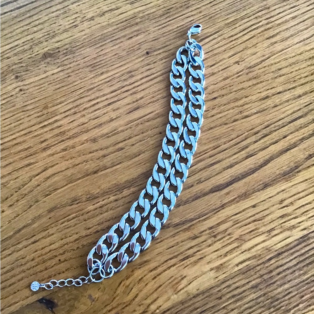 Fifth Avenue Collection Silver chunky bracelet